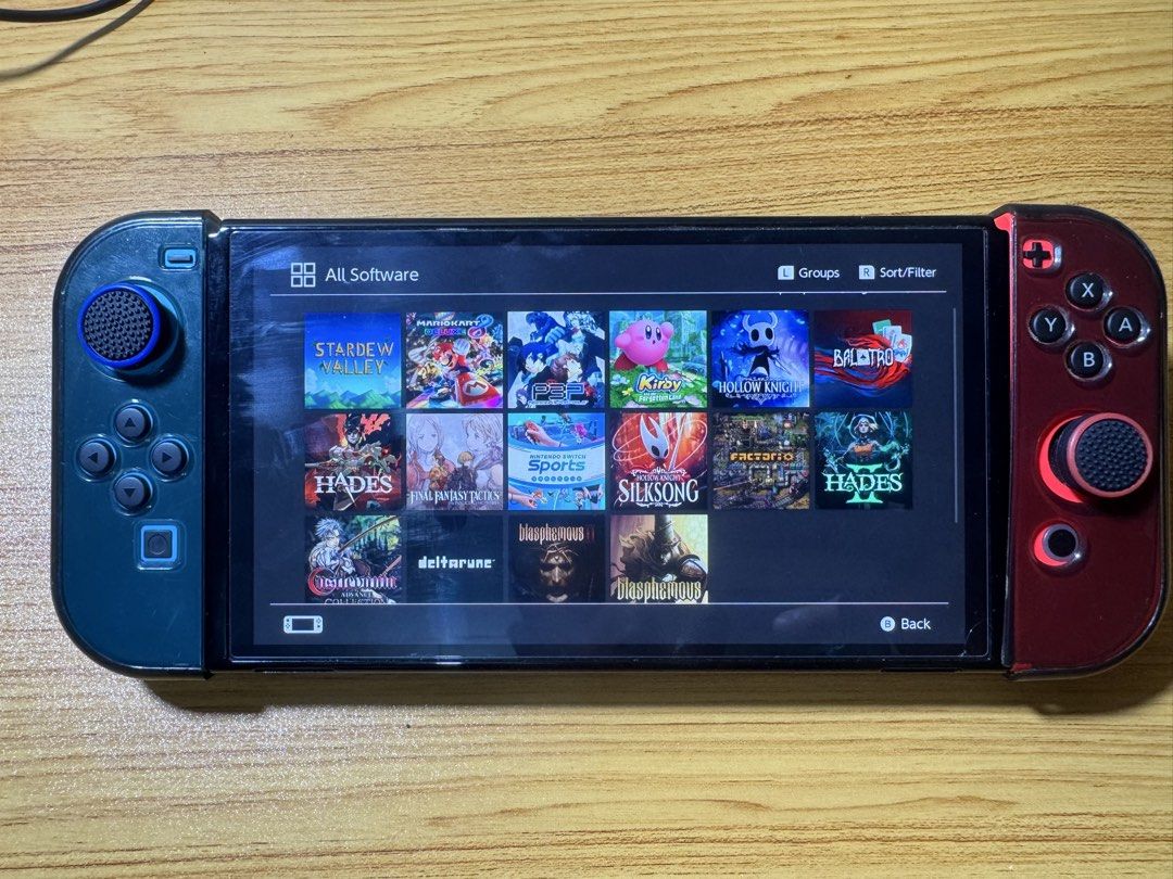 Nintendo Switch OLED Jailbreak (Category: Nintendo) located in Malabon City. Submitted by mrickang (Listing ID 1439352302, Image 1). Description: Good as new, unit jailbreaked with dual boot and controller, di kana mamroblema bumili ng games worth ₱2000-₱2,500 per game, can fit 15-20 games Have 15-20 games installed, lalaruin na lang, you can request games Has Tomodachi Life, Super Mario Odyssey, Animal Crossing, Kirby and the Forgotten Land, Fan