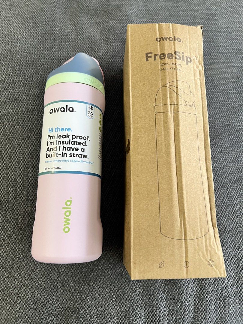 Owala 24oz/710ml - Freesip Peach Pink - Damaged Box461260689999800321