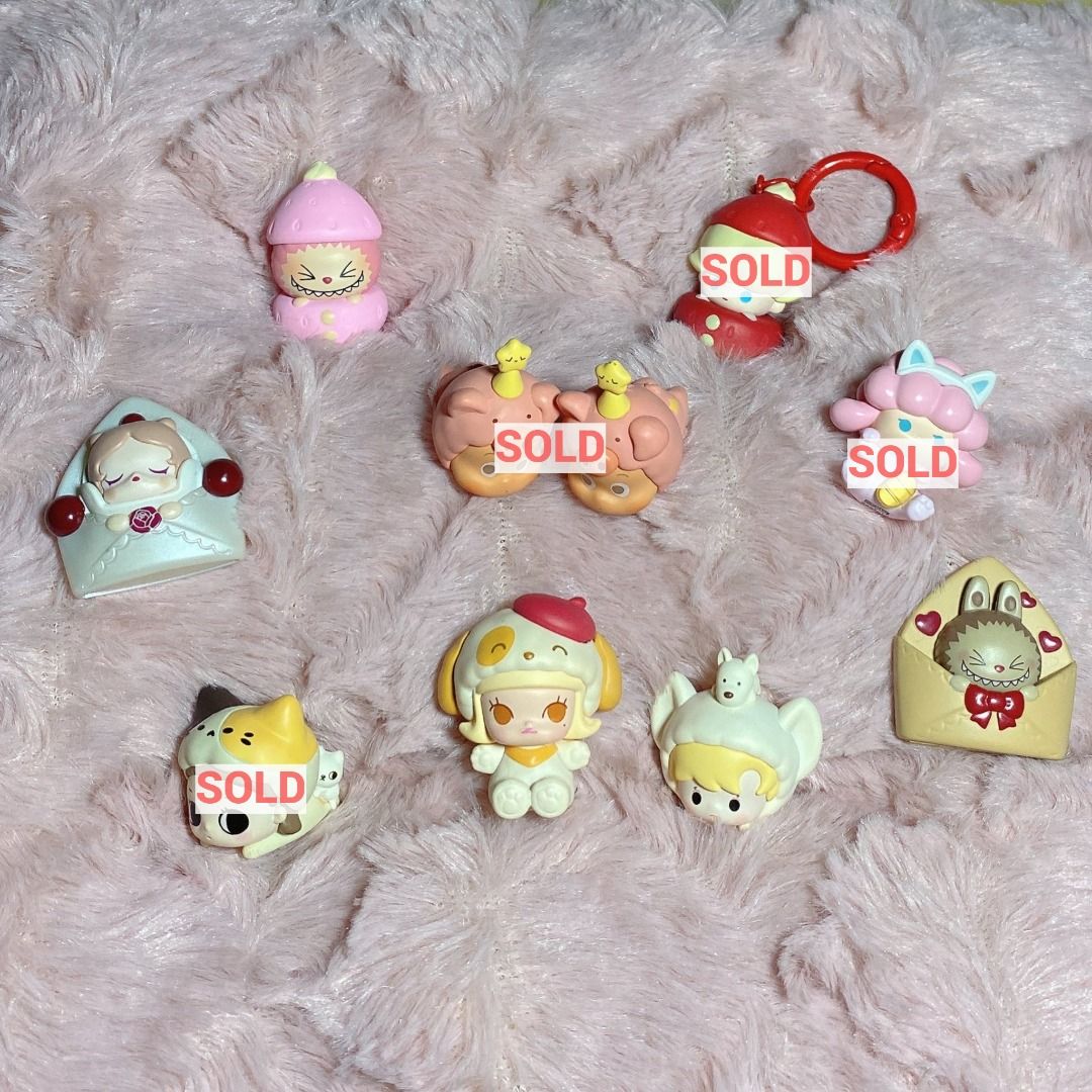 Pop Mart Pop Bean (Category: Toys & Games) located in Quezon City. Submitted by ynahcherwin (Listing ID 1439403049, Image 1). Description: Pop Mart Pop Bean 🍓Strawberry Series (120php each) Labubu 1️⃣ 💌 Love Letter Series (120php each) Skullpanda 1️⃣ Labubu 1️⃣ ✨ Pajama Party Series (150php each) Hacipupu purring puppy 1️⃣ PP Molly cute puppy 1️⃣.