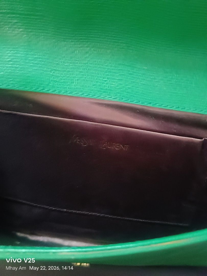 Preloved YSL Clutch Bag (Category: Luxury Bags & Wallets) located in Carcar. Submitted by mhayann_0208 (Listing ID 1439347116, Image 3). Description: Preloved YSL clutch Bag negotiable price.