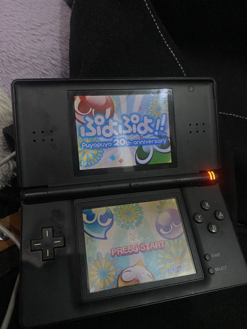 Puyo Puyo!! 20th Anniversary- DS (Category: Nintendo) located in Manila. Submitted by retrotimecapsule (Listing ID 1437529897, Image 3). Description: For Sale! (On Hand) (Please PM before DIBS) Puyo Puyo!! 20th Anniversary DS- ₱300.00 Note: Posting dibs without PM or Reply to our message is not Valid. CONDITION: Good Condition Pins, Working Can test upon meet up or pick up DESCRIPTIONS: 1PC Available With Case Cover (No Case) With Insert With Man
