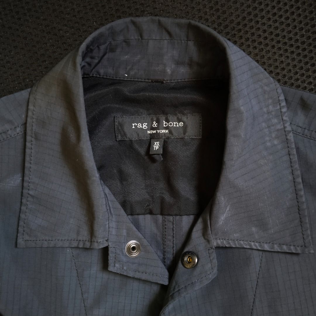 rag & bone | black chore coat (Category: Coats, Jackets and Outerwear) located in Batangas. Submitted by second_cycle (Listing ID 1439284532, Image 1). Description: • shell: 75% cotton, 25% polyamide fabric • made in China • measurements on 2nd image • Cut #39434, comes with white label tag RFS: no longer worn, decluttering ✅ no rips, no loose threads, no stains 🫧 washed and pressed before ship out 🔵 payment via GCash.