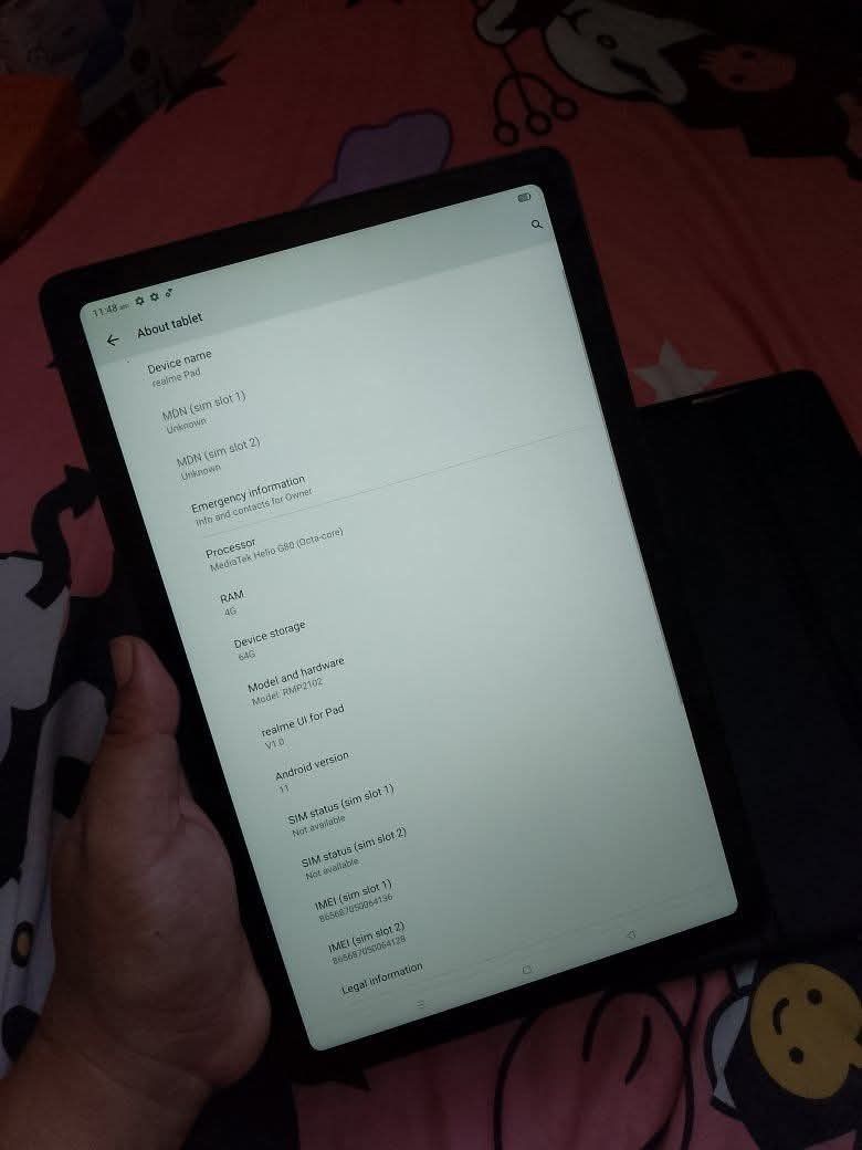 Realme pad X (Category: iPad) located in Binan City. Submitted by zealwolf.00c058 (Listing ID 1439364164, Image 2). Description: .