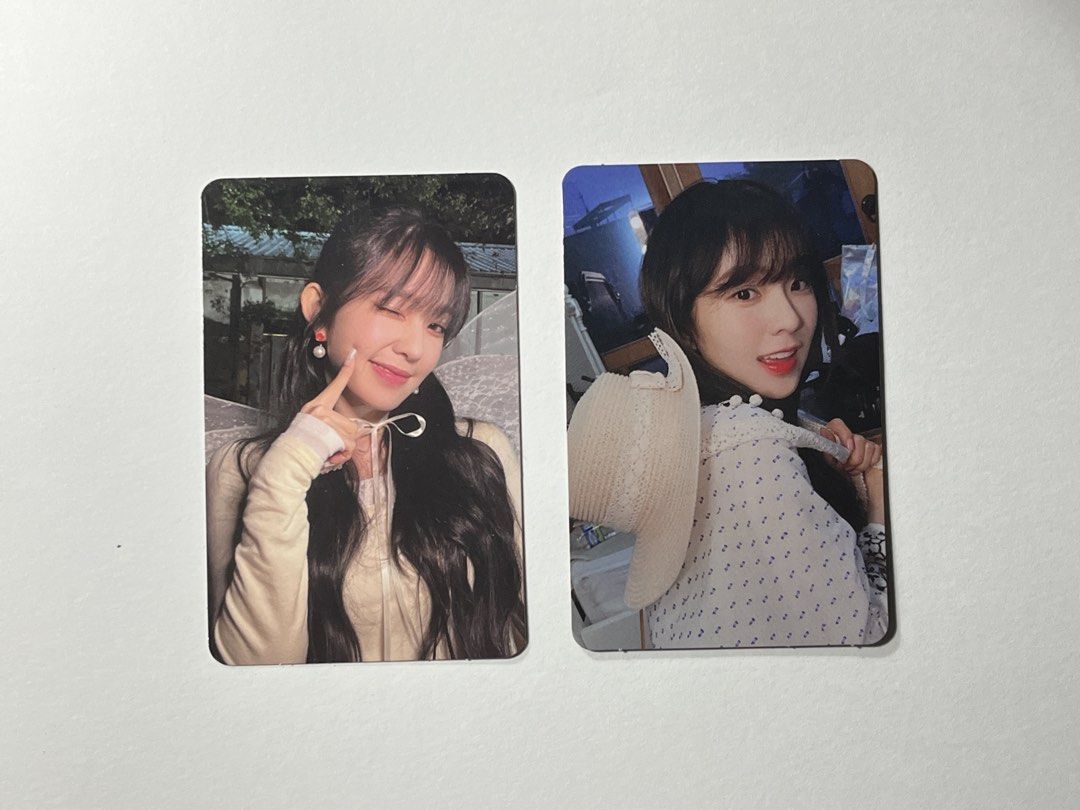 Red Velvet Irene Album Photocards (Category: K-Wave) located in Manila. Submitted by baejoocart (Listing ID 1439371111, Image 1). Description: wts lfb red velvet rv ph | #baejoo_avail seulgi assorted photocards onhand, take all for ₱300 ᯓ★ ⤷ tingi: SMLE set - ₱200 | Rookie - ₱150 ⤷ item price + sf ⤷ free pf ⤷ payo or dop with 30% nrdp { mop: maribank, gcash } { mod: jnt } feel free to send a dm!.