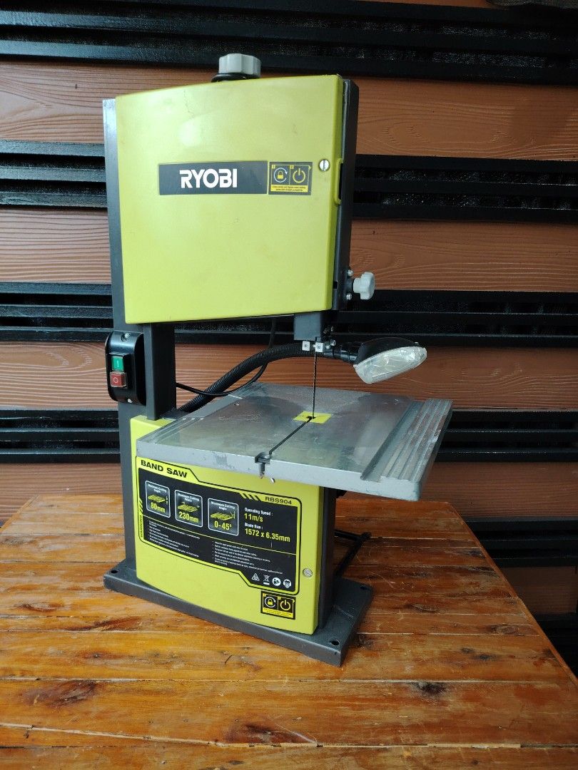 ryobi wood bandsaw (Category: Construction Tools & Equipment) located in Malolos. Submitted by axe23 (Listing ID 1439364387, Image 3). Description: ryobi wood bandsaw 220v 350 watts Surplus tools from Australia Actual photo posted Item tested and working properly.