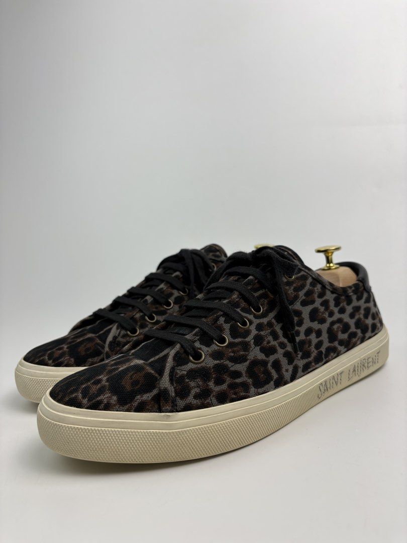 Saint Laurent Leopard Malibu Low Top Sneakers (Category: Sneakers) located in Cavite. Submitted by sc_rcity (Listing ID 1439403534, Image 3). Description: Tagged Size : 41 EU | 08Men’s Authentic In Great Condition Sign of Wear Made in Italy No Inclusion.