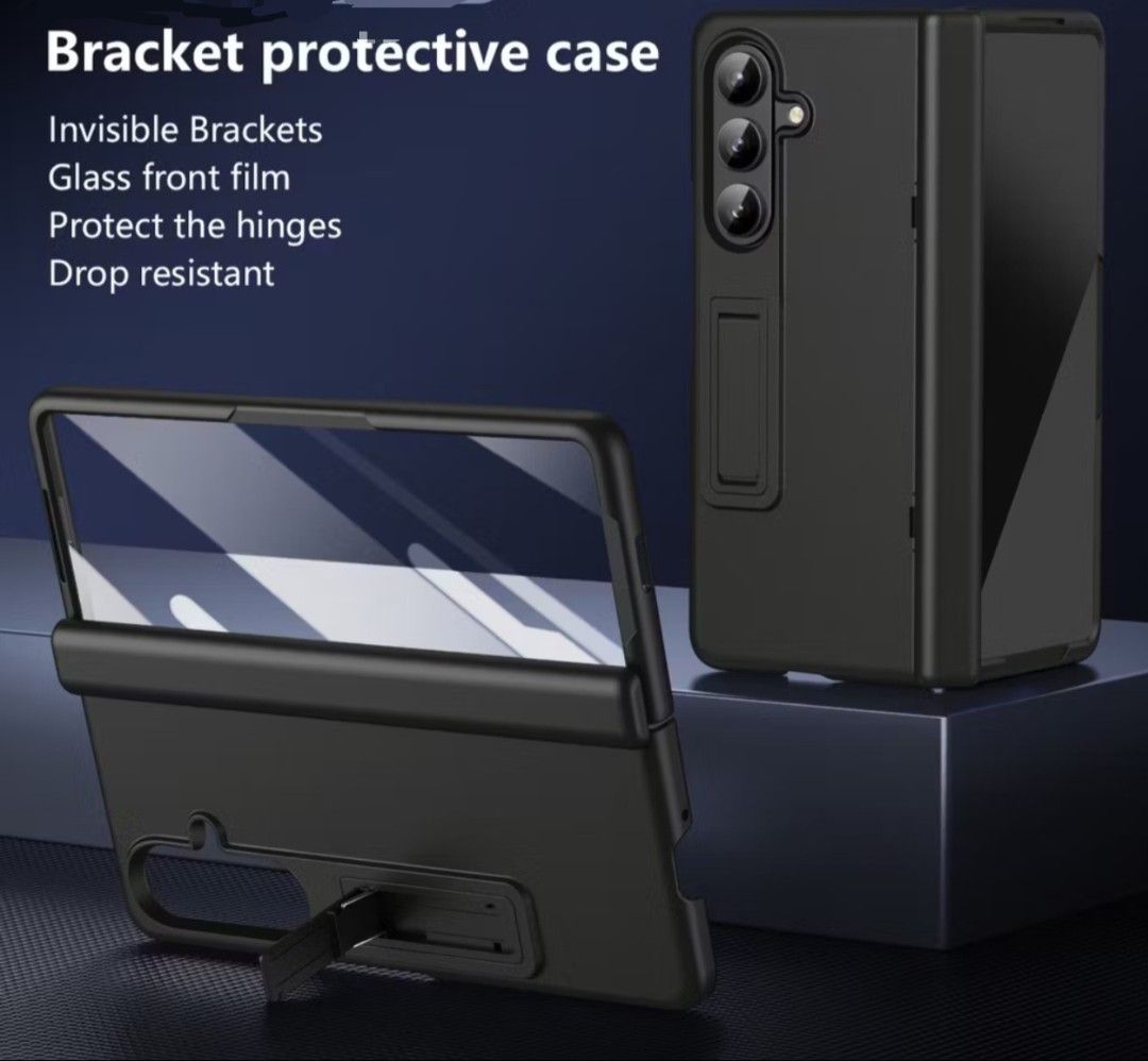 Samsung Galaxy Z Fold 5 Case in Black (Category: Cases & Sleeves) located in Quezon City. Submitted by snowflakes.specials (Listing ID 1439382231, Image 1). Description: For Fold 5 Never used.