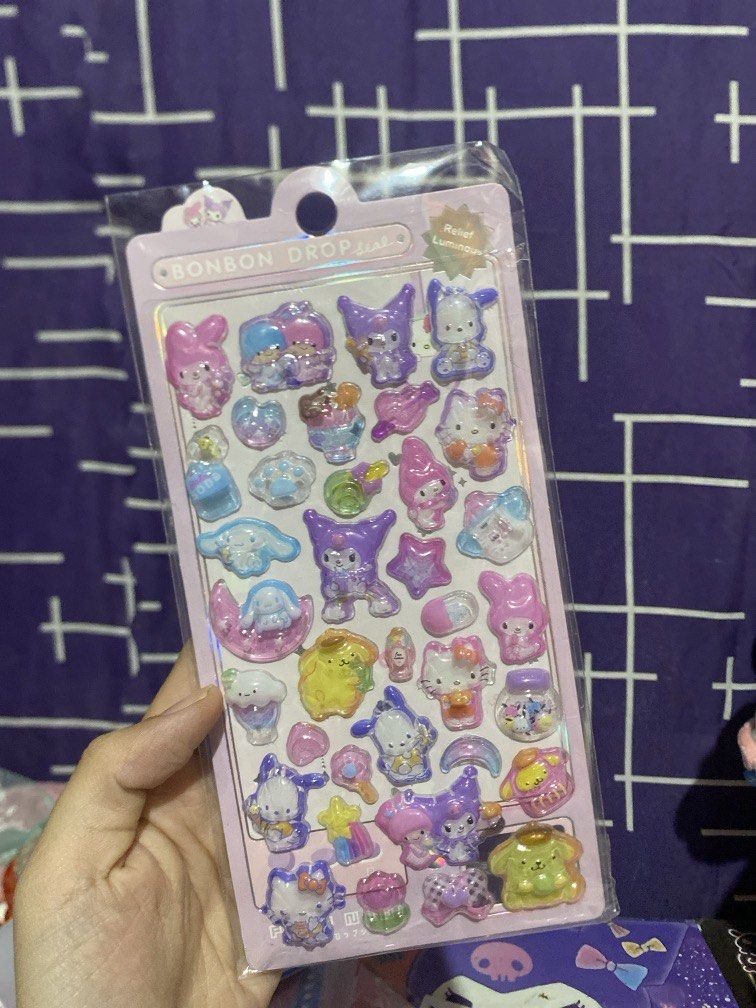 Sanrio Stickers Bon Bon Type (Category: Character Goods) located in Bulacan. Submitted by cute.finds.ph (Listing ID 1439262725, Image 3). Description: -₱40 each.