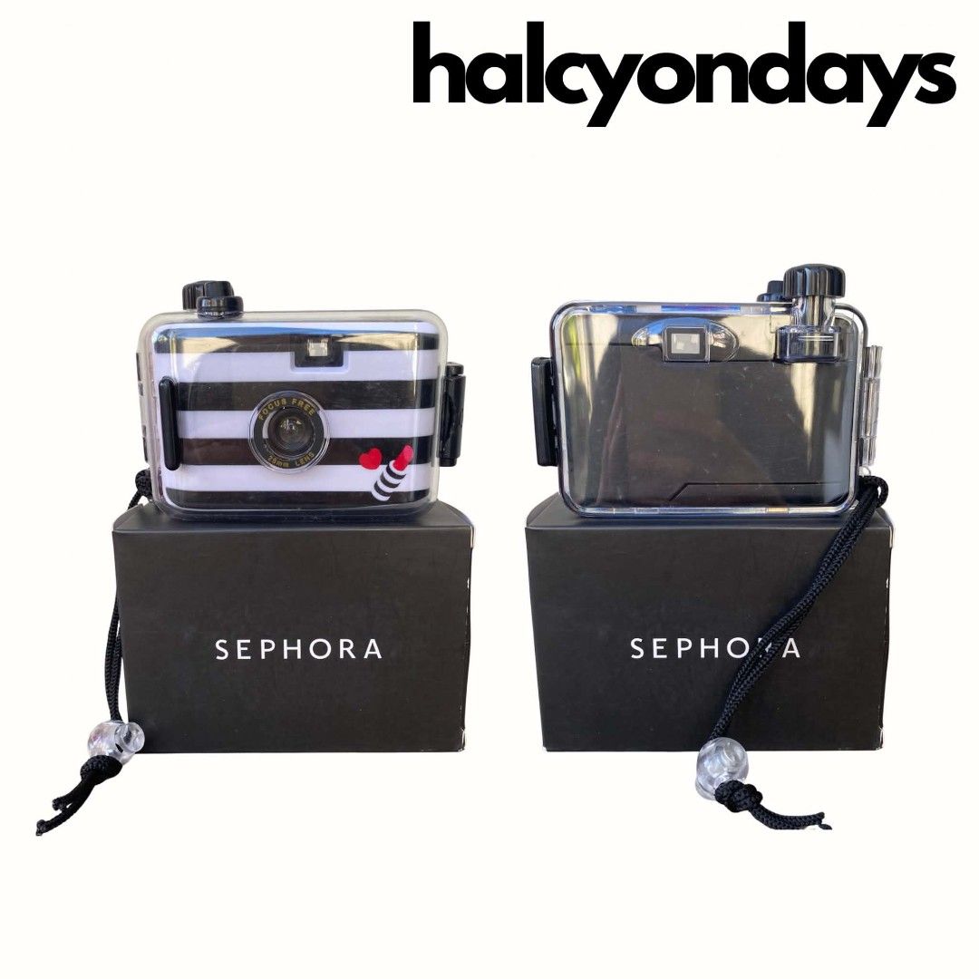 SEPHORA Disposable Camera 28MM LENS with Waterproof Casing (Category: Cameras) located in San Mateo. Submitted by halcyondays_ (Listing ID 1439339898, Image 1). Description: AUTHENTIC DISPOSABLE CAMERA SEPHORA 3 STOCKS left..