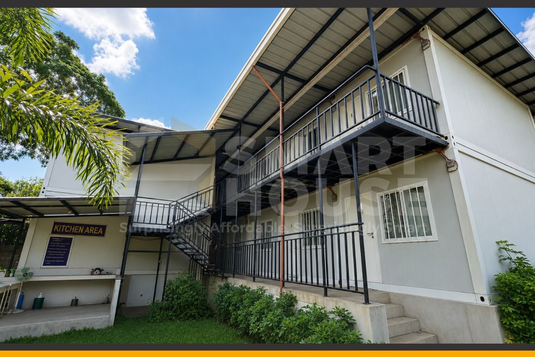 SMARTHOUSE PREFAB DORMITORY PROJECT (Category: Construction & Building Materials) located in Quezon City. Submitted by Smarthouseph (Listing ID 1439322362, Image 2). Description: This Smarthouse Dormitory Project in 📍Lipa, Batangas is built for one thing: ⚡ FAST BUSINESS STARTUP ⚡ Sa negosyo, hindi lang design ang mahalaga — SPEED matters. Because the faster your building is completed, the faster your rooms get occupied… and the faster income co