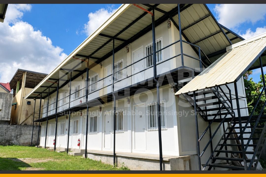 SMARTHOUSE PREFAB DORMITORY PROJECT (Category: Construction & Building Materials) located in Quezon City. Submitted by Smarthouseph (Listing ID 1439322362, Image 1). Description: This Smarthouse Dormitory Project in 📍Lipa, Batangas is built for one thing: ⚡ FAST BUSINESS STARTUP ⚡ Sa negosyo, hindi lang design ang mahalaga — SPEED matters. Because the faster your building is completed, the faster your rooms get occupied… and the faster income co