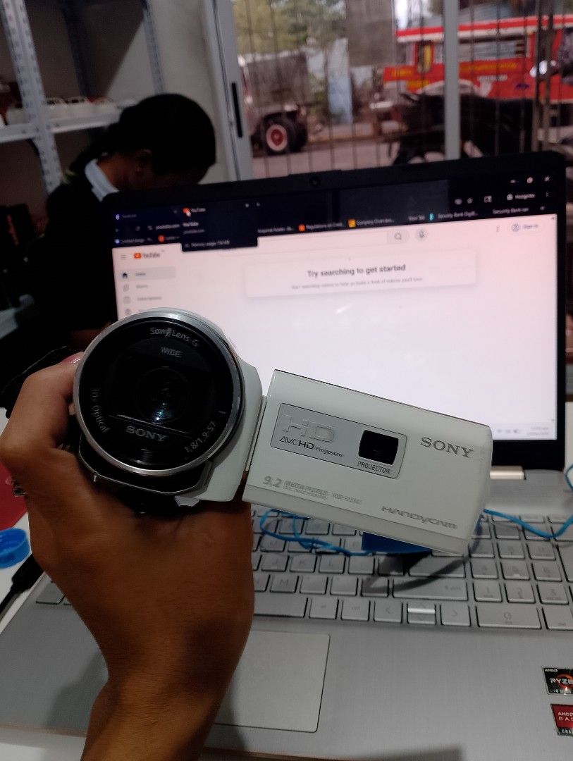 Sony Handycam pj540 with projector! (Category: Video Cameras) located in Manila. Submitted by allaboutcollections (Listing ID 1439293622, Image 3). Description: for sale PJ540 with projector! working projector all buttons touchscreen/screen NO FUNCTIONAL ISSUE! -BEFORE PAG RECEIVE KO NAG ERROR BUT I THINK GAWA NG SA BYAHE LANG MALAYO KASI PINANGALINGAN BUT NAWALA ERROR AND I ALREADY FULLY TESTED THIS SINCE NAG RECORD AKO ALMOST 2HOURS STRAIGHT,NO