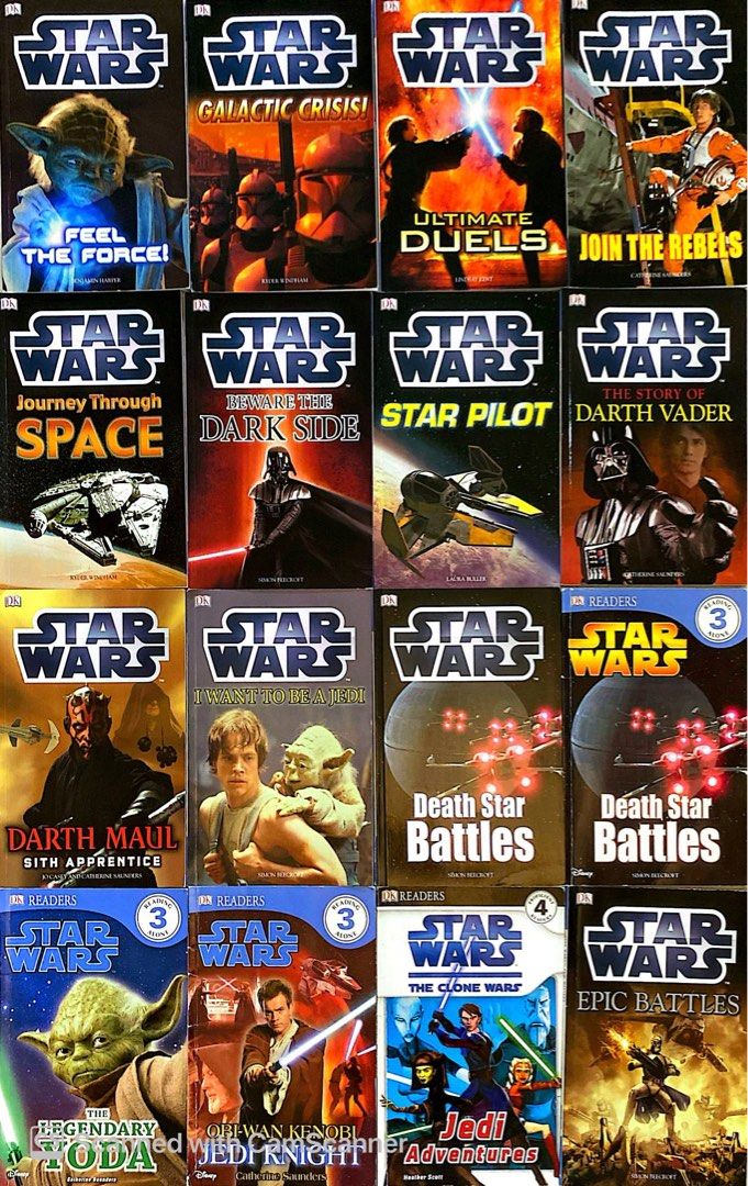 Star Wars Early Reader Books 16pcs for kids (Category: Storybooks) located in Manila. Submitted by istinbari05430 (Listing ID 1439336129, Image 1). Description: 150/book.