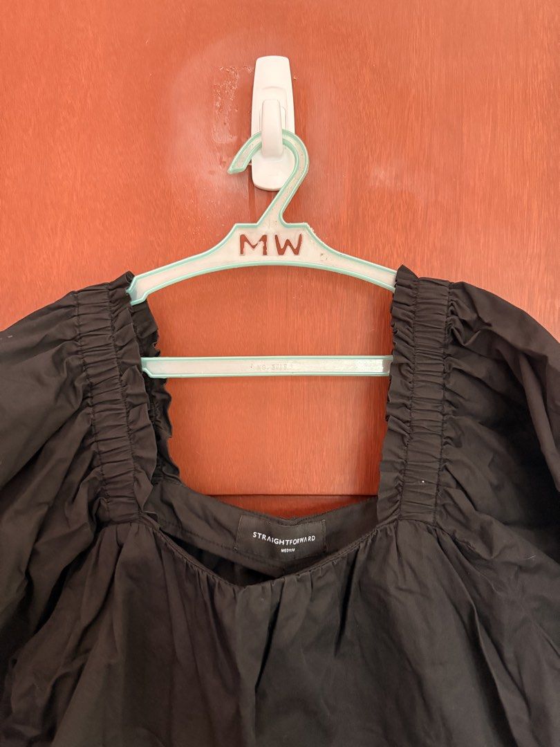 Straightforward Zahara Squareneck Blouse - Onyx Black (Category: Blouses) located in Antipolo. Submitted by mayadcx (Listing ID 1439328733, Image 2). Description: 🌟 super low listed price because these items all came from storage (please limit yout expectations!) 🌟 they all just need a good wash (but I cant wash all of these agad so might as well sell them as is nalang 🥲) 🌠 loc: antipolo city, rizal 🌠 mop: gcash 🌠 mod: lalamove (sdd) or ggx