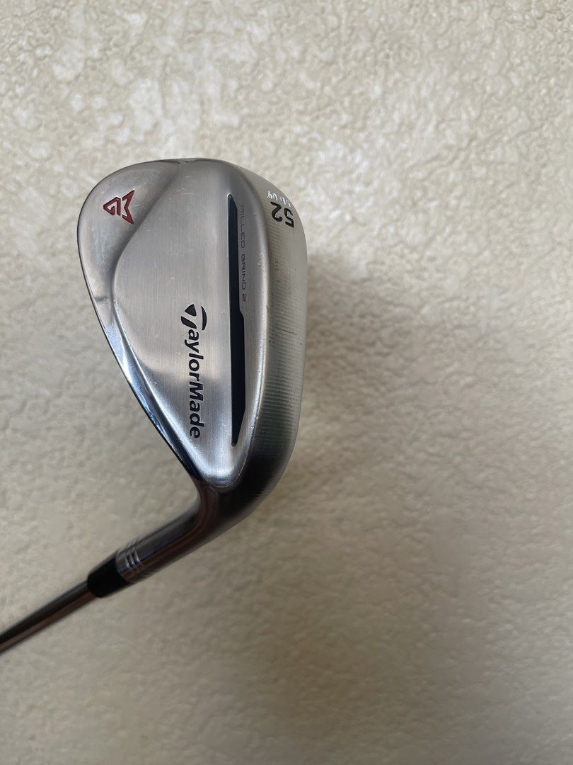 TaylorMade MG2 Chrome SB Wedge 52 (Category: Golf) located in Las Pinas. Submitted by bestfinds.ph (Listing ID 1439301694, Image 1). Description: Right Hand, Bounce SB-09 Steel Shaft , True Temper Dynamic Gold S200 Original Grip Lamkin Crossline Genesis .