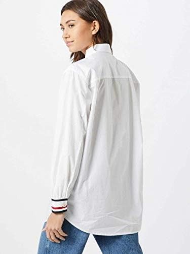 Tommy Hilfiger Icon Boyfriend Womens White Polo Longsleeve Shirt (Category: Longsleeves) located in Dumanjug. Submitted by cebuanaavtg (Listing ID 1439308103, Image 3). Description: Width: 20" Length: 29" shoulder: 18" good condition.