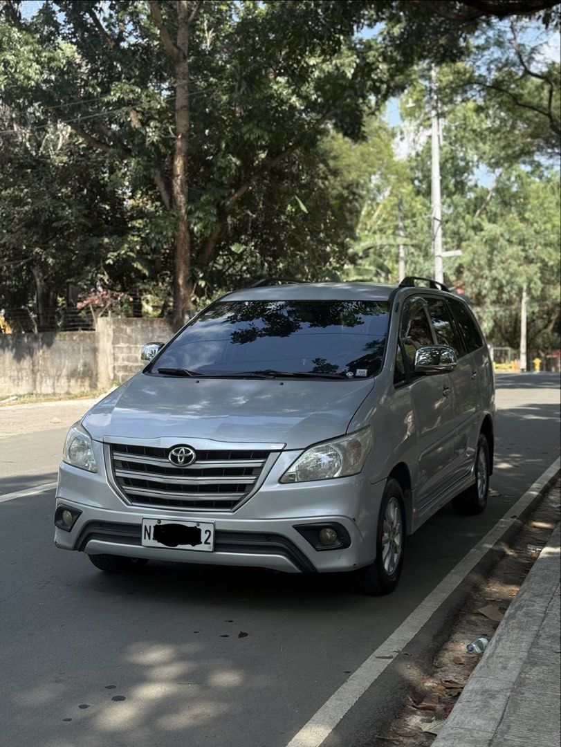 Toyota Innova (Category: Used Cars) located in Angono. Submitted by xxcespxx (Listing ID 1439272395, Image 2). Description: Innova 2016 E •Automatic Transmission •Diesel Engine •Original Paint (Still presentable) •fresh and intact interior (Leather seat cover since day 1) •Complete G Variant accessories from CASA •Solid under-chassis •89,XXX KM Odometer •Complete clean papers (With manual & booklet) •Registered until February 2027 (2 ending plate
