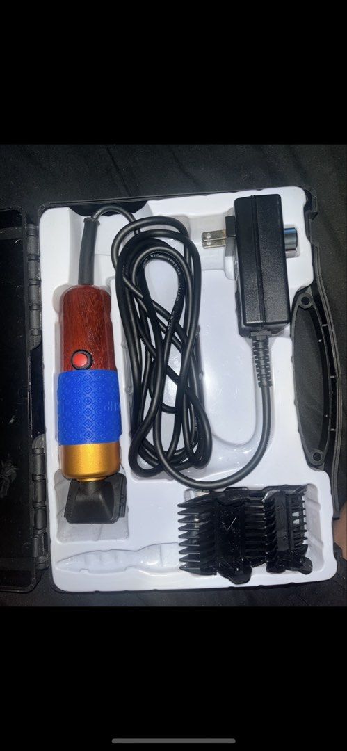 Tufting Gun, Trimmer, and Yarn Bundle (Category: Craft Supplies & Tools) located in Caloocan City. Submitted by frnklnsaint (Listing ID 1439286430, Image 2). Description: Inclusions: -tufting gun -trimmers -lots of Yarns -Tufting frame (collapsible) -Tufting cloth -anti slip backing cloth -Yarn winder - Tufting Gun: Includes accessories and power cord. - Trimmer: Comes with power adapter and comb attachments. - Yarn Bundle: Assorted yarn colors. 