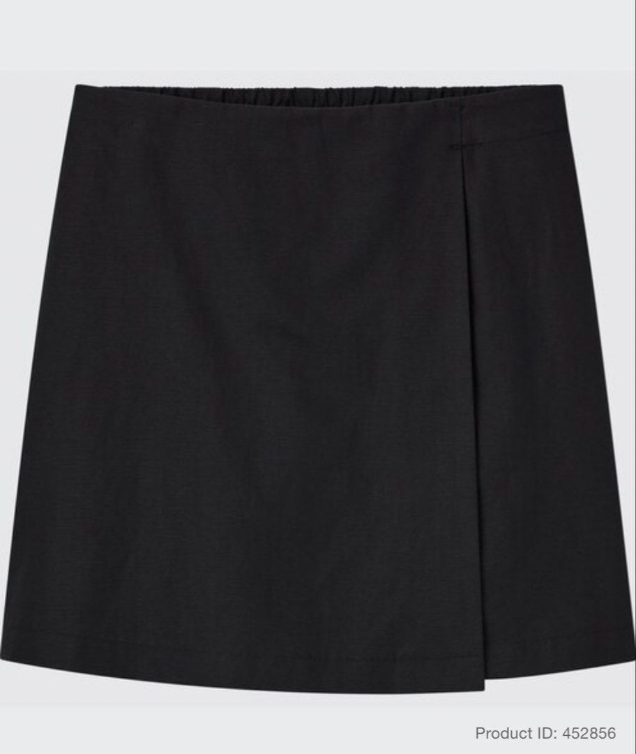 Uniqlo Black Linen Skort (Category: Skirts) located in Bacolod City. Submitted by jenmi_ (Listing ID 1439406998, Image 1). Description: Uniqlo Black Linen Skort Small Used once.