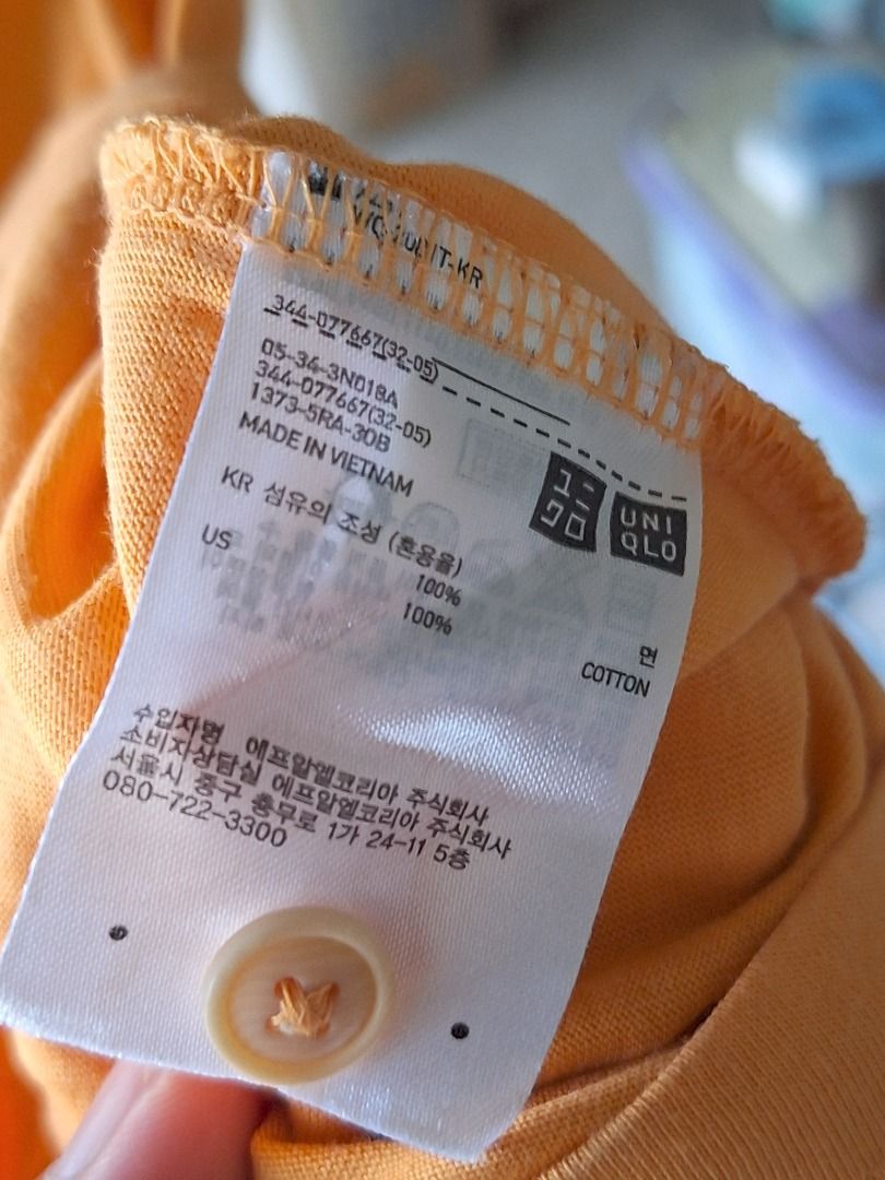 Uniqlo Orange Polo Shirt - Medium (Category: Tshirts & Polo Shirts ) located in Malaybalay. Submitted by mags_sofia (Listing ID 1439377070, Image 3). Description: Features: - Chest pocket - Collared neckline - Short sleeves - Button-up placket MOP: GCash, BPI Transfer MOD: LBC COP (SF is paid upon pickup); J&T (initial payment is 100 pesos; increment and decrement are processed after item is shipped) SF: c/o buyer, ships from Malaybalay City, Buk