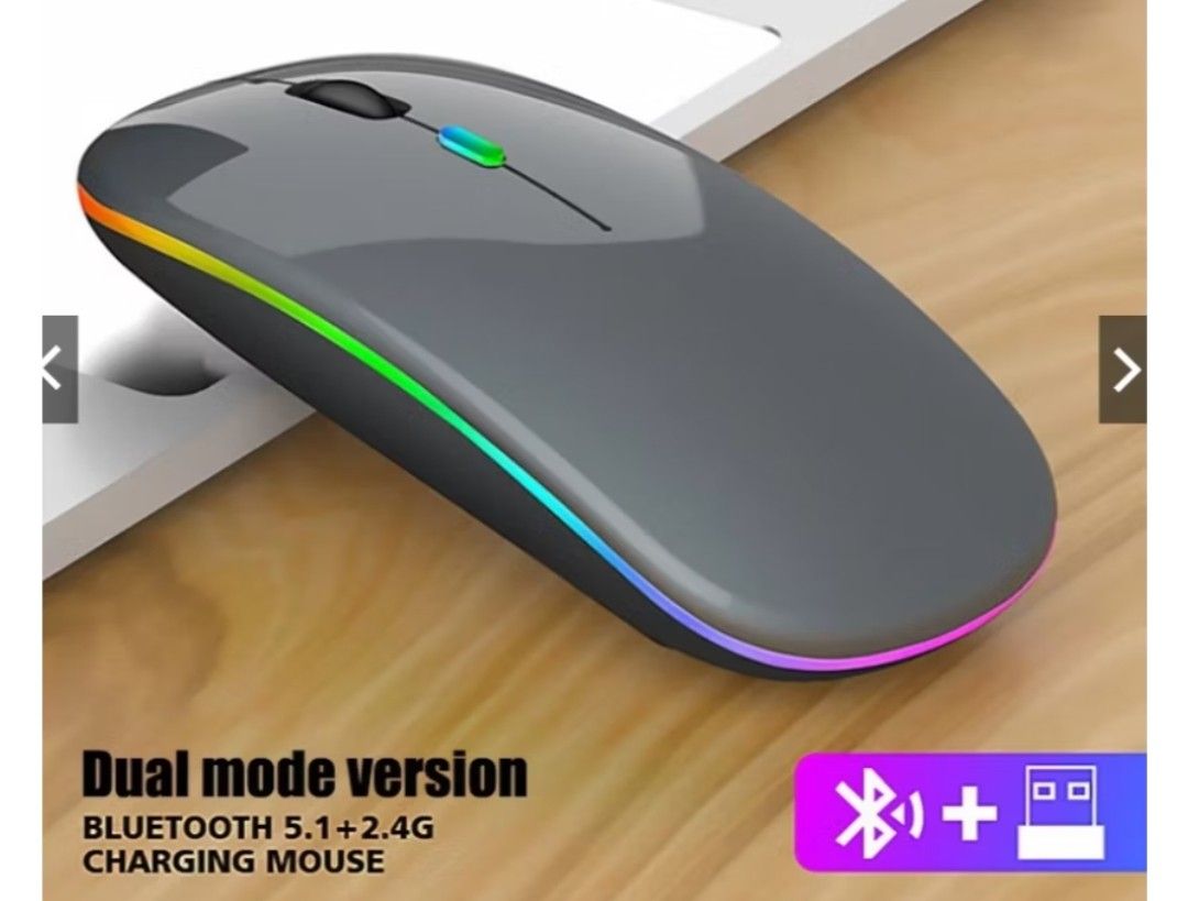 Wireless Bluetooth 5.1 + 2.4G Charging Mouse461417180269137920