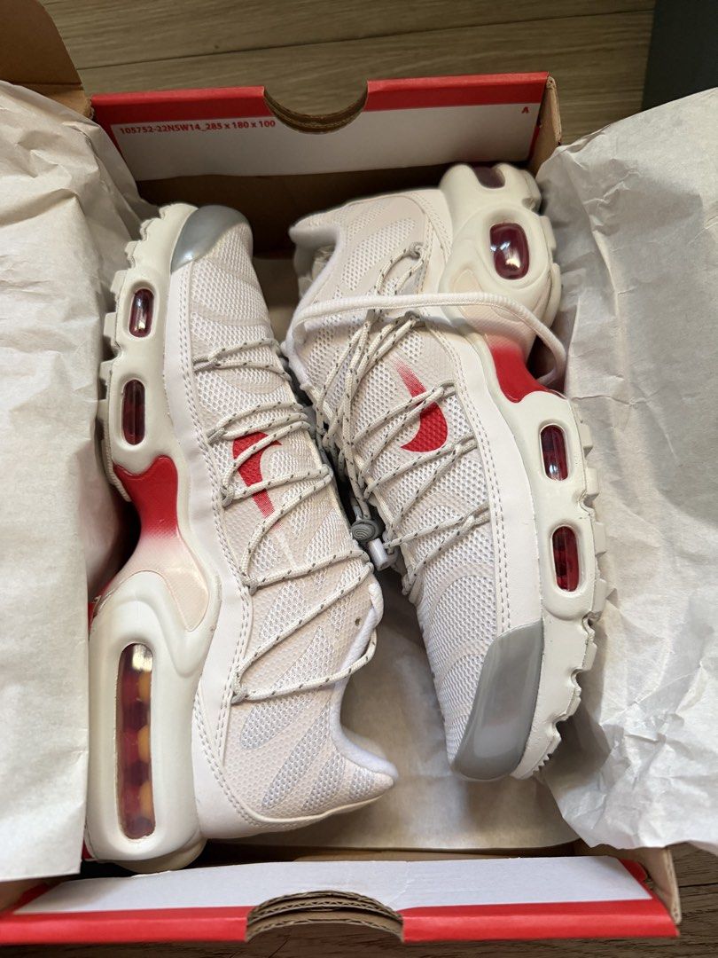 Wmns Nike Air Max Plus Lace (Category: Sneakers) located in Marikina City. Submitted by marvim (Listing ID 1439332559, Image 1). Description: Nike Women’s Air Max Plus Lace Nike Women’s Air Max Plus Lace Size: 3.5 UK / 23 cm / US 6 Unused Guaranteed authentic / Purchased from Footlocker Shipping c/o buyer.