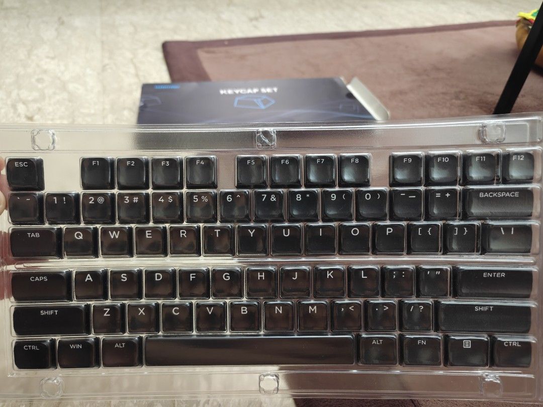 Womier low profile Keycap Set - Black and White461054470898984961