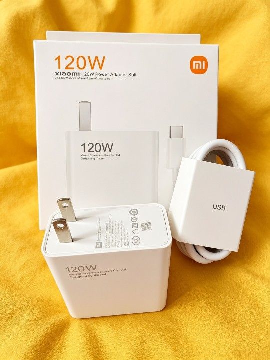 Xiaomi 120W HyperCharge Power Adapter Set with Type-C Cable (Category: Chargers & Cables) located in Manila. Submitted by onlineshopping22 (Listing ID 1439345514, Image 1). Description: -Max Output : 120W (High-speed HyperCharge) -Connector TypeUSB-A to USB-C -CompatibilitySmartphones, Tablets, and Laptops - Box Contents1x 120W Power Adapter, 1x 6A USB-C Cable - with original box - ready to use.