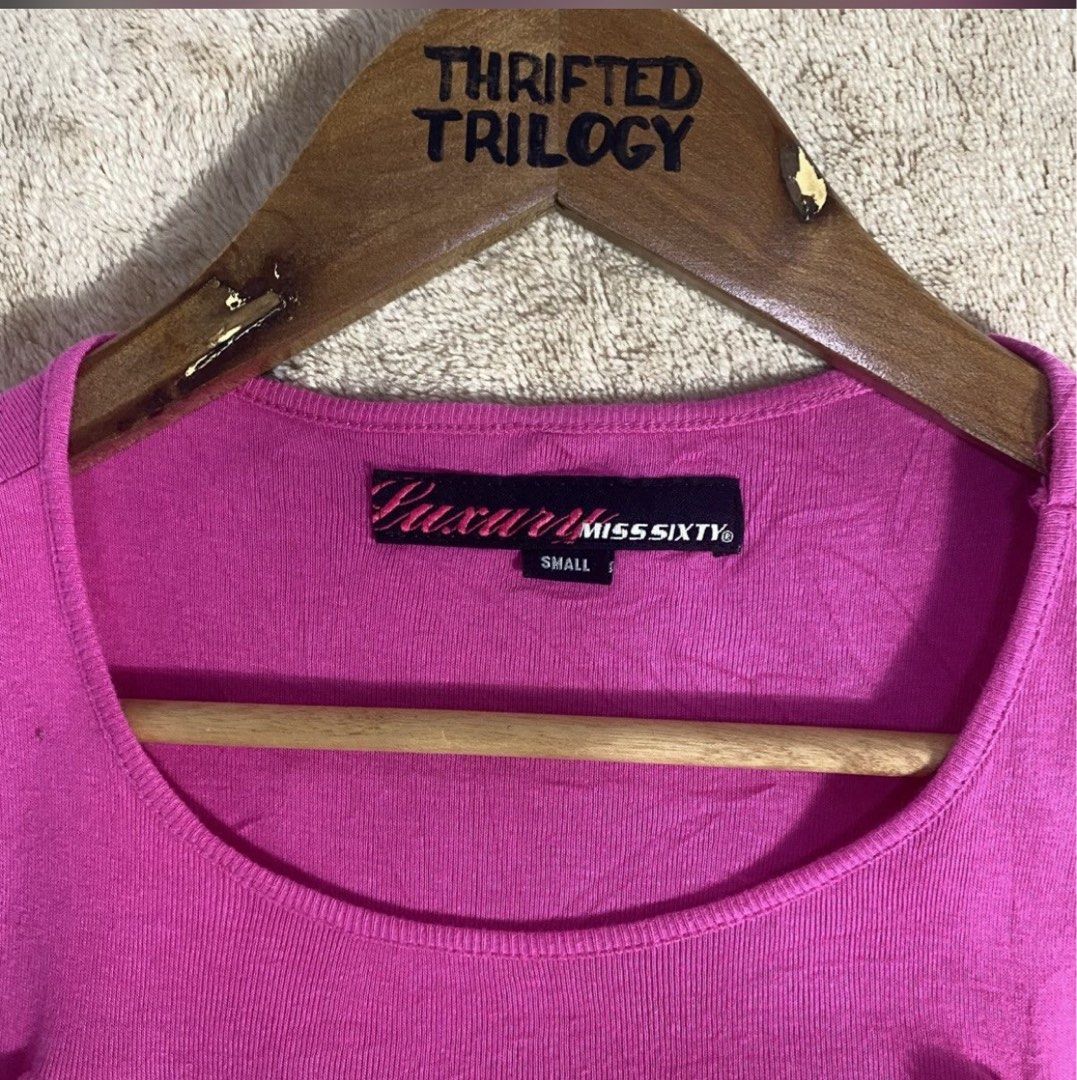 Y2K Miss Sixty Graphic Tank Top (Category: Sleeveless) located in Roxas City. Submitted by thrifted.trilogy (Listing ID 1439401752, Image 3). Description: Miss Sixty Graphic Tank Top Size on tag: Small Width: 14 Length: 22 Pm me for more details.