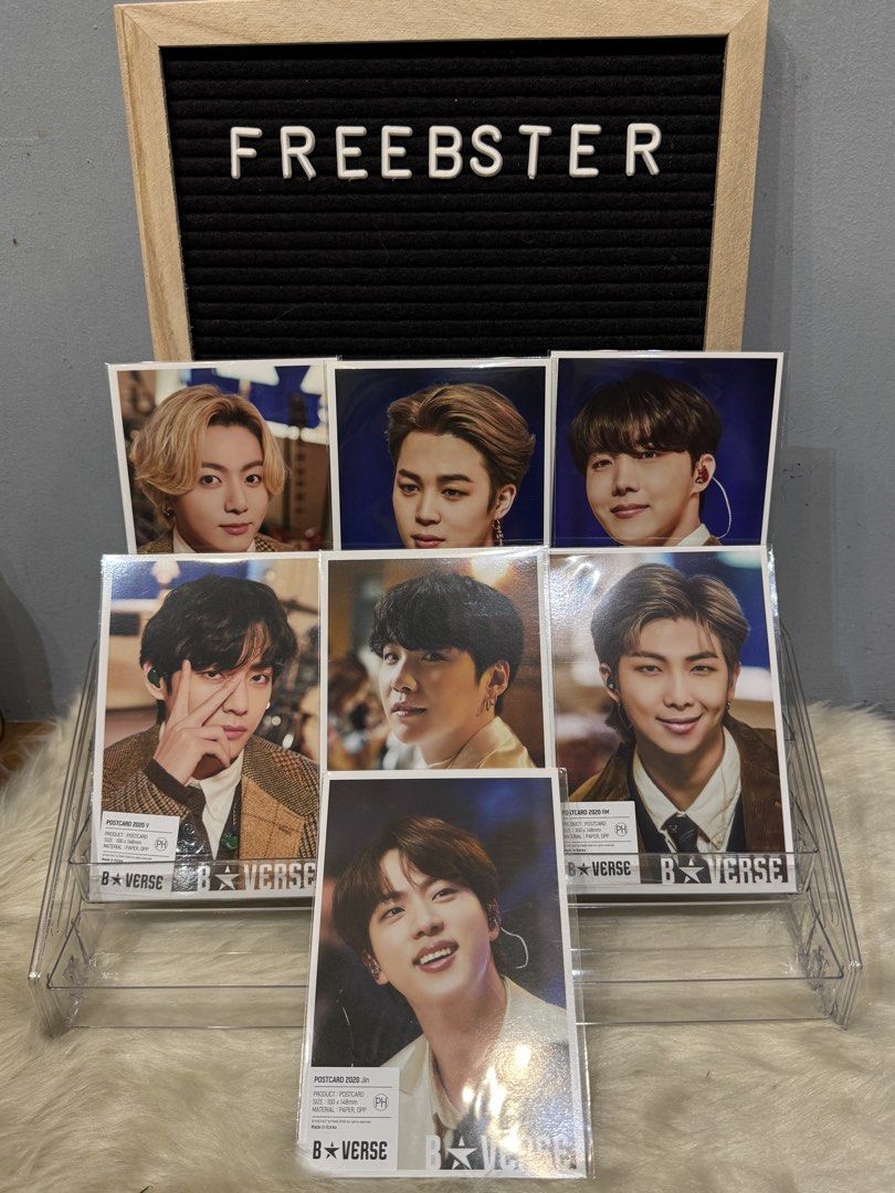 [100% Original] BVerse BTS Postcard 2020 (BTS Photocards) (Category: K-Wave Merchandise) located in Makati City. Submitted by freebster (Listing ID 1439591647, Image 1). Description: 300 each!.