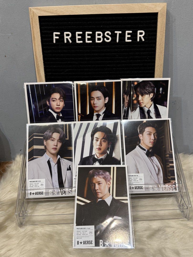 [100% Original] BVerse BTS Postcard 2021 (BTS Photocards) (Category: K-Wave Merchandise) located in Makati City. Submitted by freebster (Listing ID 1439594035, Image 1). Description: 300 each!.