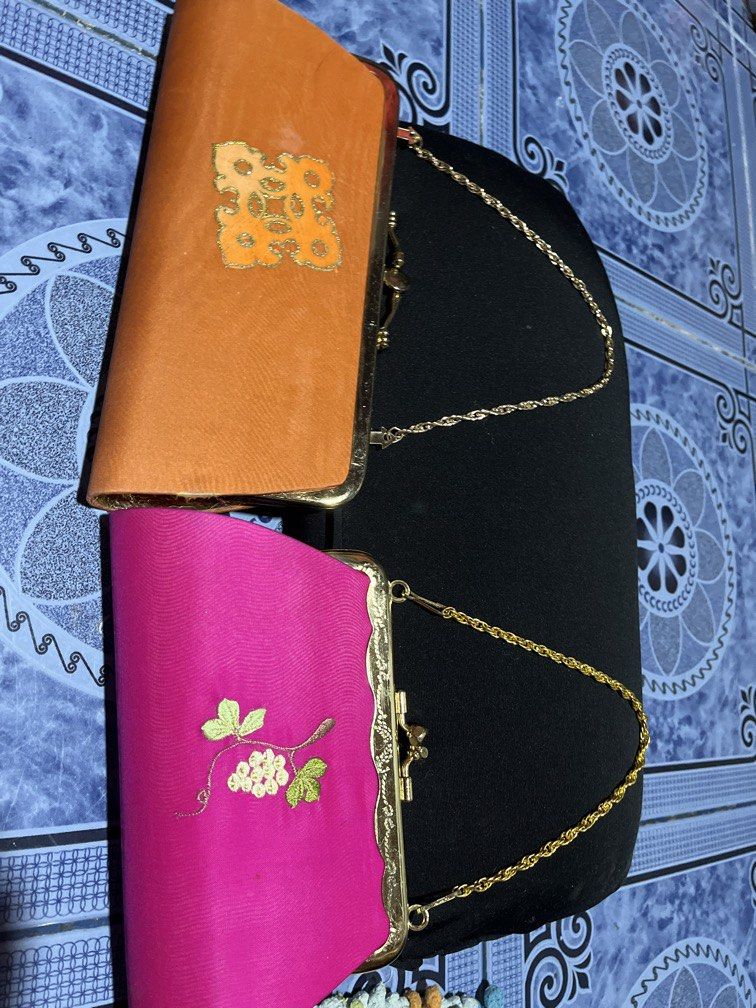 2 Piece Clutch Bags (Category: Luxury Bags & Wallets) located in Paombong. Submitted by sweetdeals0181656 (Listing ID 1439556149, Image 1). Description: Item is from Japan Surplus Pink item inside compartment with flaws as shown in the picture Sellers Code Box 88.