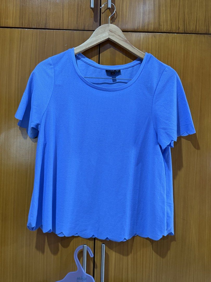 3 Topshop Shirts (Category: Shirts) located in Iloilo. Submitted by chringgg (Listing ID 1439466412, Image 2). Description: 3 topshop shirts for 500 black and pink - size medium blue - size large +100 shipping fee.