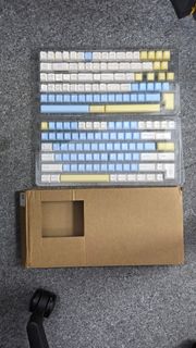 Ocean Blue/Yellow Mechanical Keycaps Set466704513505710080