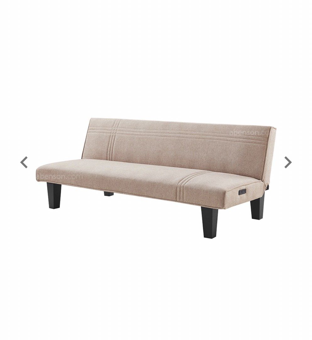 Abenson Callie Sofa Bed (Category: Sofas) located in Dagupan City. Submitted by justhrifted (Listing ID 1439602506, Image 1). Description: Selling my brand new Abenson Callie Sofa Bed. See attached photo for details from their website. RFS: No space.