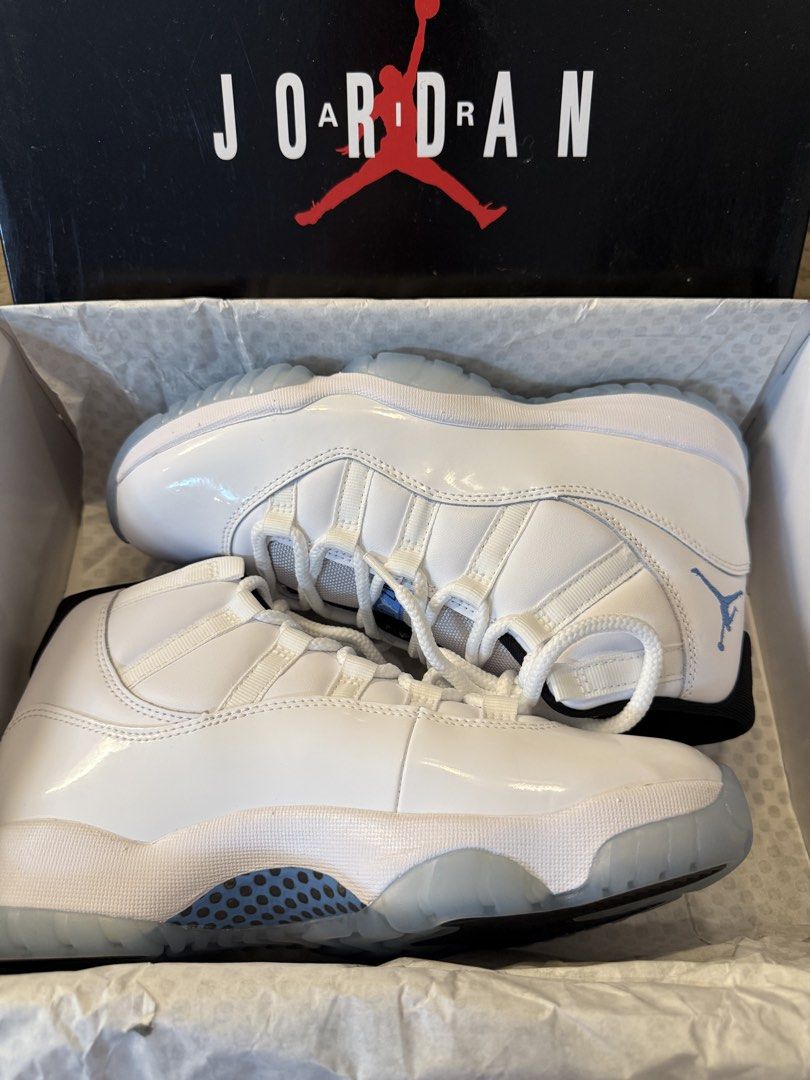 Air Jordan 11 Retro White Ice (Category: Sneakers) located in Quezon City. Submitted by studiothree (Listing ID 1439434851, Image 1). Description: - Comes with original box.