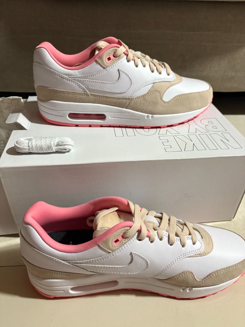 Air Max 1 (f08790-900) (Category: Sneakers) located in Caloocan City. Submitted by ejmosquera (Listing ID 1439491273, Image 1). Description: wts lfb Nike By You Air Max 1 (f08790-900). - OG price ₱9,695 (https://www.nike.com/ph/u/custom-nike-air-max-1-by-you-10002031/9805777900) - W US 12.5 / UK 10 / 29.5 CM (description on shoes) | M US 11 - unused - new - box + extra lace are included rfs: wrong size.