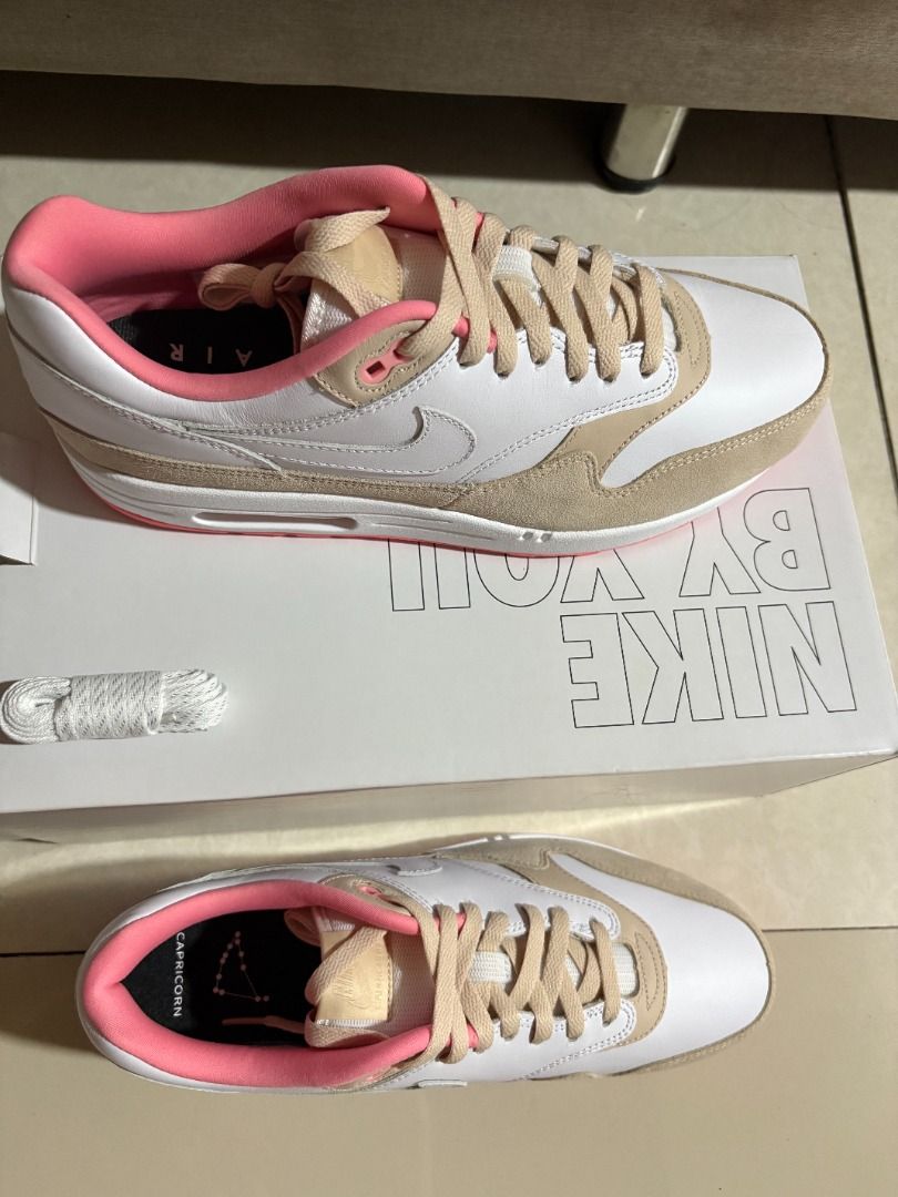 Air Max 1 (f08790-900) (Category: Sneakers) located in Caloocan City. Submitted by ejmosquera (Listing ID 1439491273, Image 2). Description: wts lfb Nike By You Air Max 1 (f08790-900). - OG price ₱9,695 (https://www.nike.com/ph/u/custom-nike-air-max-1-by-you-10002031/9805777900) - W US 12.5 / UK 10 / 29.5 CM (description on shoes) | M US 11 - unused - new - box + extra lace are included rfs: wrong size.