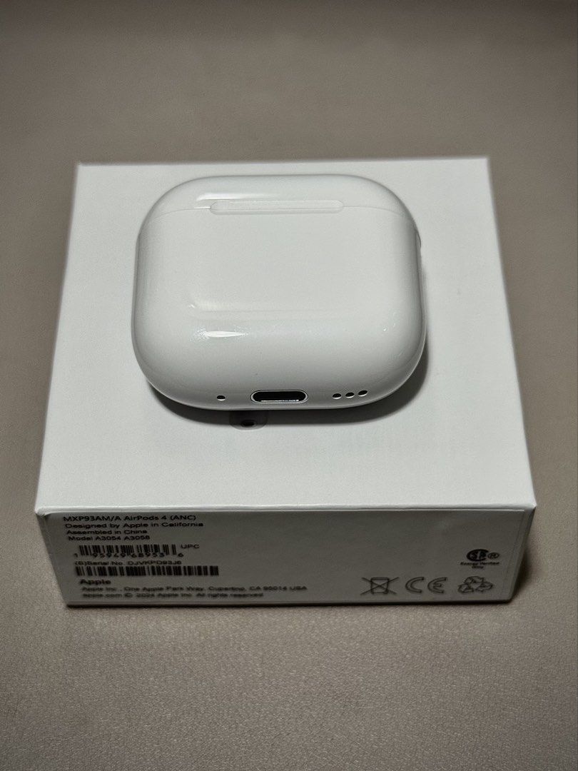 Airpods 4 with Active Noice Cancellation (ANC) (Category: Earphones) located in Noveleta. Submitted by medrano_pogi (Listing ID 1439487421, Image 2). Description: AirPods 4 with Active Noise Cancellation (ANC) Selling my AirPods 4 ANC, used for only 1 week. Excellent condition and still covered by Apple warranty. Features: • Active Noise Cancellation (ANC) • Transparency Mode • Personalized Spatial Audio • Adaptive Audio • USB-C Charging • Sweat 