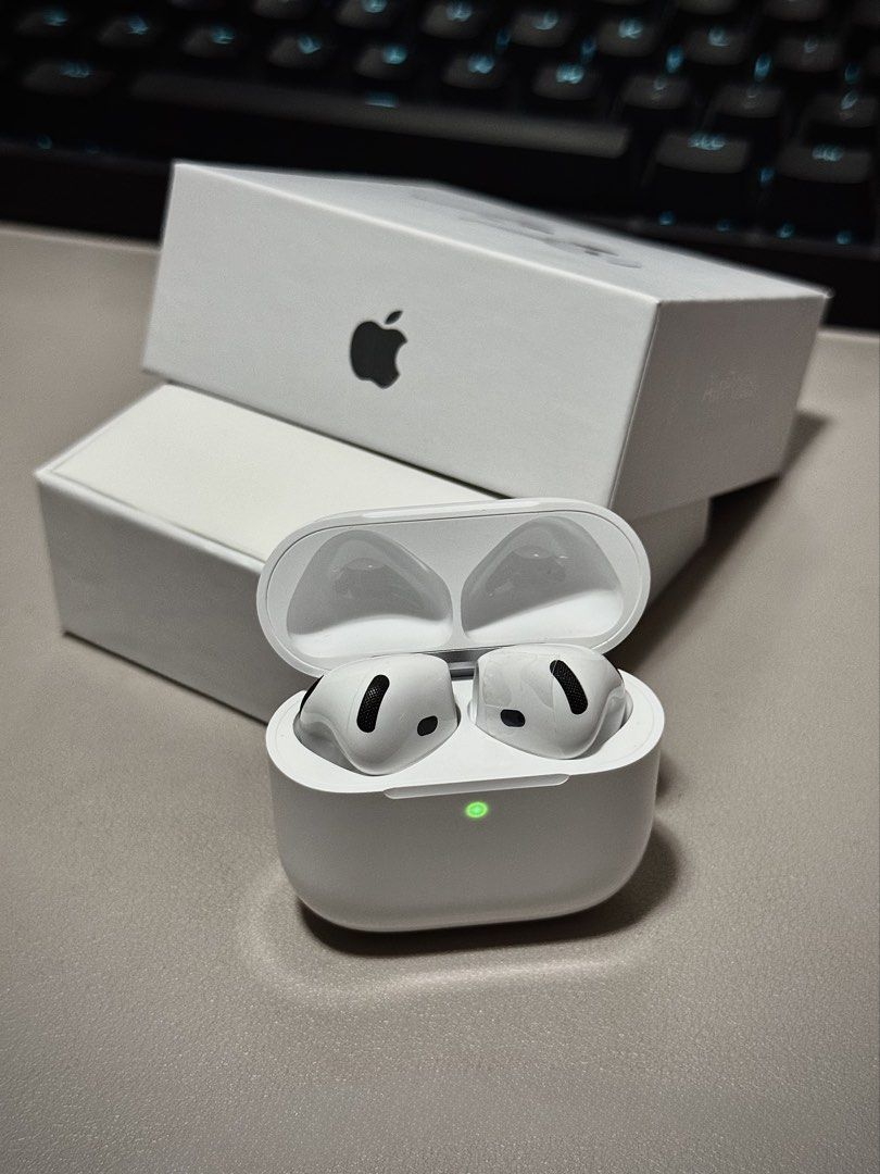 Airpods 4 with Active Noice Cancellation (ANC) (Category: Earphones) located in Noveleta. Submitted by medrano_pogi (Listing ID 1439487421, Image 1). Description: AirPods 4 with Active Noise Cancellation (ANC) Selling my AirPods 4 ANC, used for only 1 week. Excellent condition and still covered by Apple warranty. Features: • Active Noise Cancellation (ANC) • Transparency Mode • Personalized Spatial Audio • Adaptive Audio • USB-C Charging • Sweat 