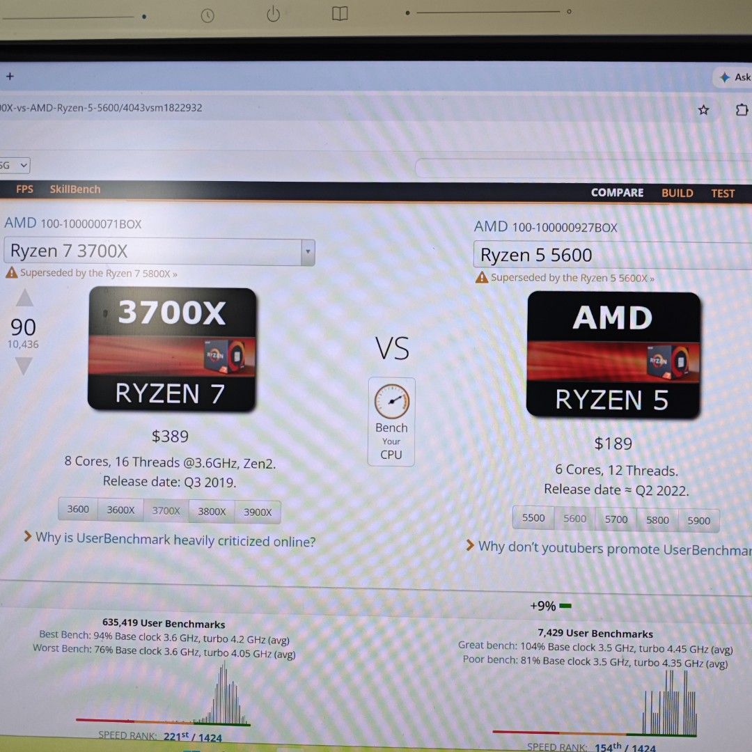 AMD Ryzen 3700X461755741603768321