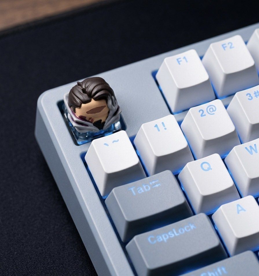 Artisan Keycap Valorant Fade,Chamber Cypher (Category: Computer Keyboard) located in Manila. Submitted by atoyzky (Listing ID 1439422252, Image 1). Description: - Artisan keycaps for mechanical keyboards - Features unique character designs - Made with high-quality materials - Compatible with standard mechanical keyboard switches - Enhance your keyboard's aesthetics.