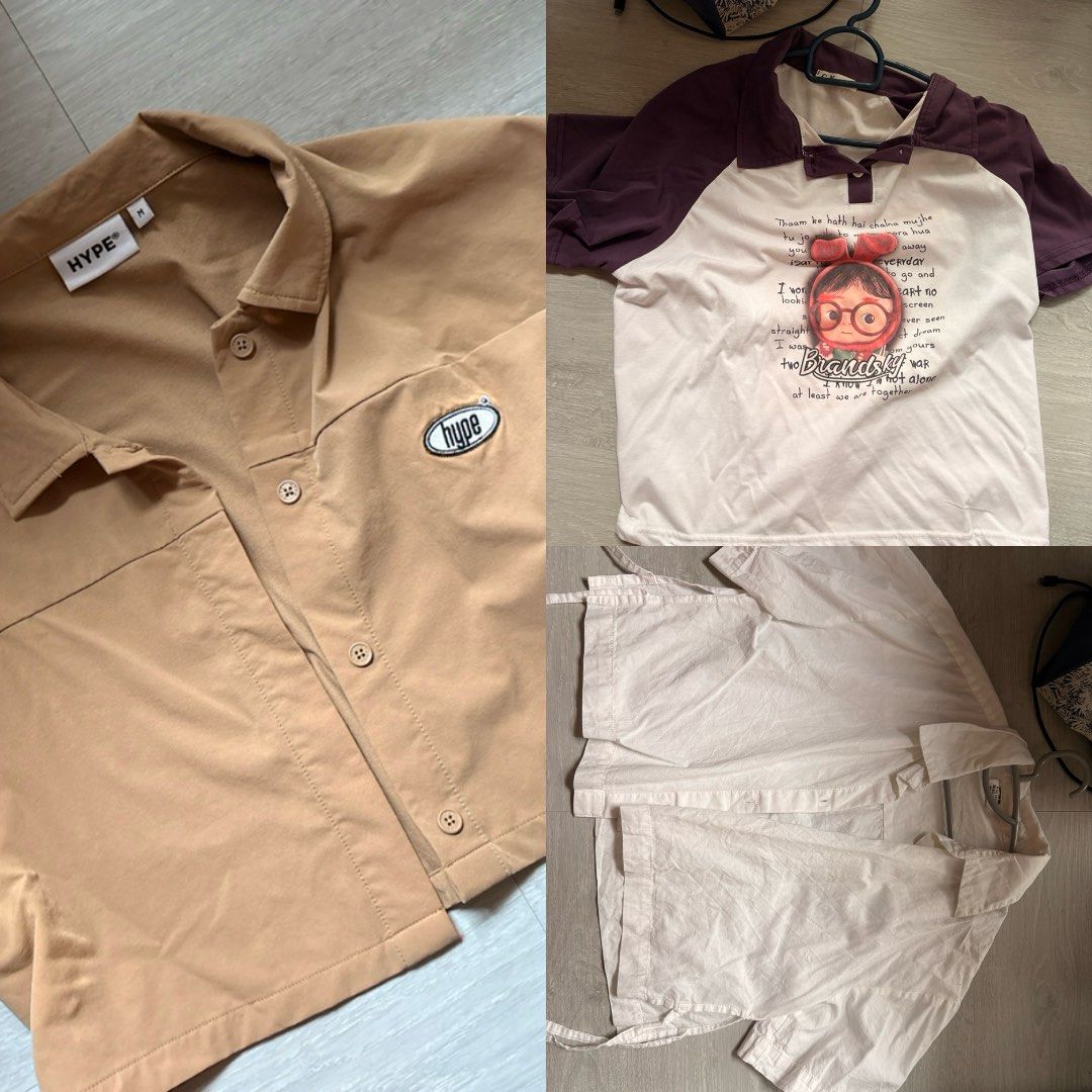 assorted top bundle (Category: Tshirts & Polo Shirts) located in Singapore. Submitted by user17368281738 (Listing ID 1439475176, Image 2). Description: bundle of more than 10 tops from cotton on, brands outlet, uniqlo etc all still in good condition available for meetups at sengkang mrt or anywhere along the purple line for add. fee $0.5 to $3 price can be negotiated.
