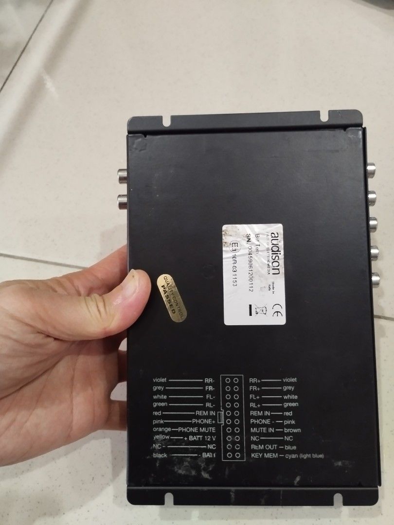 Audison bit Ten Digital Interface Processor (Category: Other Audio Equipment) located in Sibu. Submitted by siewmingho (Listing ID 1439433073, Image 2). Description: Sell as part. DSP struggle to output sound. After success, everything work perfectly. according to chartgpt, possible cause failure capacitors of power supply circuit. Too bad i can't find parts and technician to repair it at my area. Sell as faulty unit. Have been leave in storeroom