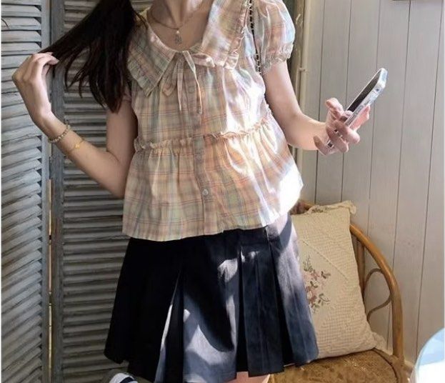 BABY DOLL TOP PEPLUM TOP (Category: Blouses) located in Manila. Submitted by shinfordreamxd (Listing ID 1439494073, Image 1). Description: 𝐏𝐫𝐞-𝐥𝐨𝐯𝐞𝐝 💚 size: Small to Large 𝐓𝐡is 𝐚𝐫𝐞 𝐢𝐧 𝐠𝐫𝐞𝐚𝐭 𝐜𝐨𝐧𝐝𝐢𝐭𝐢𝐨𝐧 𝐰𝐢𝐭𝐡 𝐚𝐛𝐬𝐨𝐥𝐮𝐭𝐞𝐥𝐲 𝐧𝐨 𝐢𝐬𝐬𝐮𝐞𝐬 >⩊<.ᐟ But feel free to PM me if you want to ask for more pictures or close-ups. .