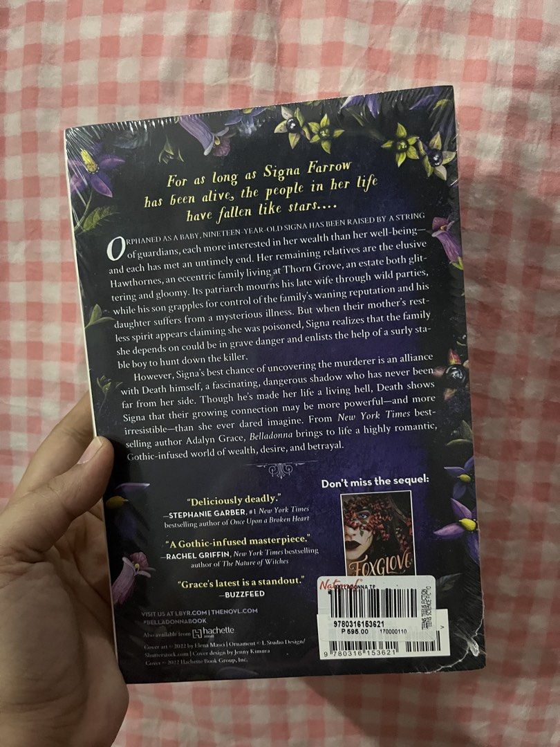 Belladonna by Adalyn Grace (Category: Storybooks) located in Calauan. Submitted by itsmeshereadss (Listing ID 1439563043, Image 2). Description: - brand new US COPY sealed.