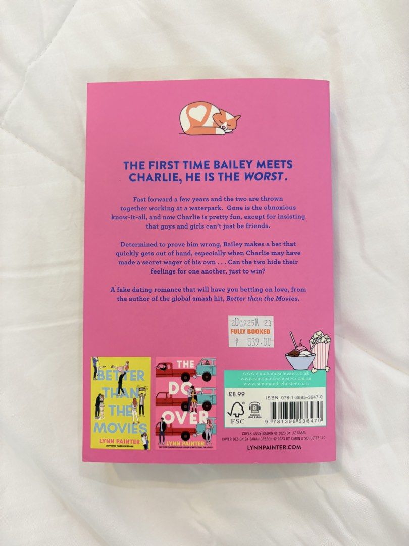 Betting on You by Lynn Painter (Category: Storybooks) located in Bulacan. Submitted by ks_declutter (Listing ID 1439509892, Image 3). Description: srp: ₱539 — rfs: bought the uk version instead of the us version — read once, mint condition & good as new mop: gcash mod: lalamove 📍 bulacan.