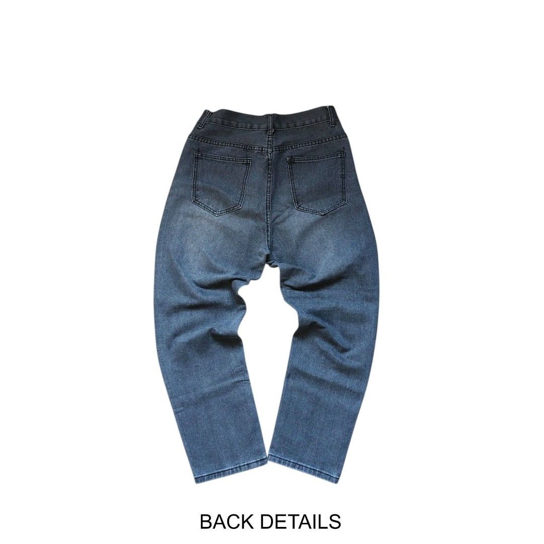 Black Denim Jeans (Category: Jeans) located in Manila. Submitted by djs777 (Listing ID 1439465770, Image 2). Description: - Blue denim jeans - High-waisted - Waist: 30 inches - Length: 37.5 inches - Leg opening: 6.5 inches - Classic five-pocket design - Perfect for everyday wear.
