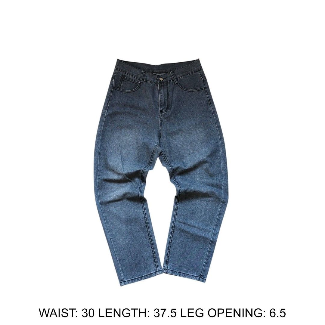 Black Denim Jeans (Category: Jeans) located in Manila. Submitted by djs777 (Listing ID 1439465770, Image 1). Description: - Blue denim jeans - High-waisted - Waist: 30 inches - Length: 37.5 inches - Leg opening: 6.5 inches - Classic five-pocket design - Perfect for everyday wear.