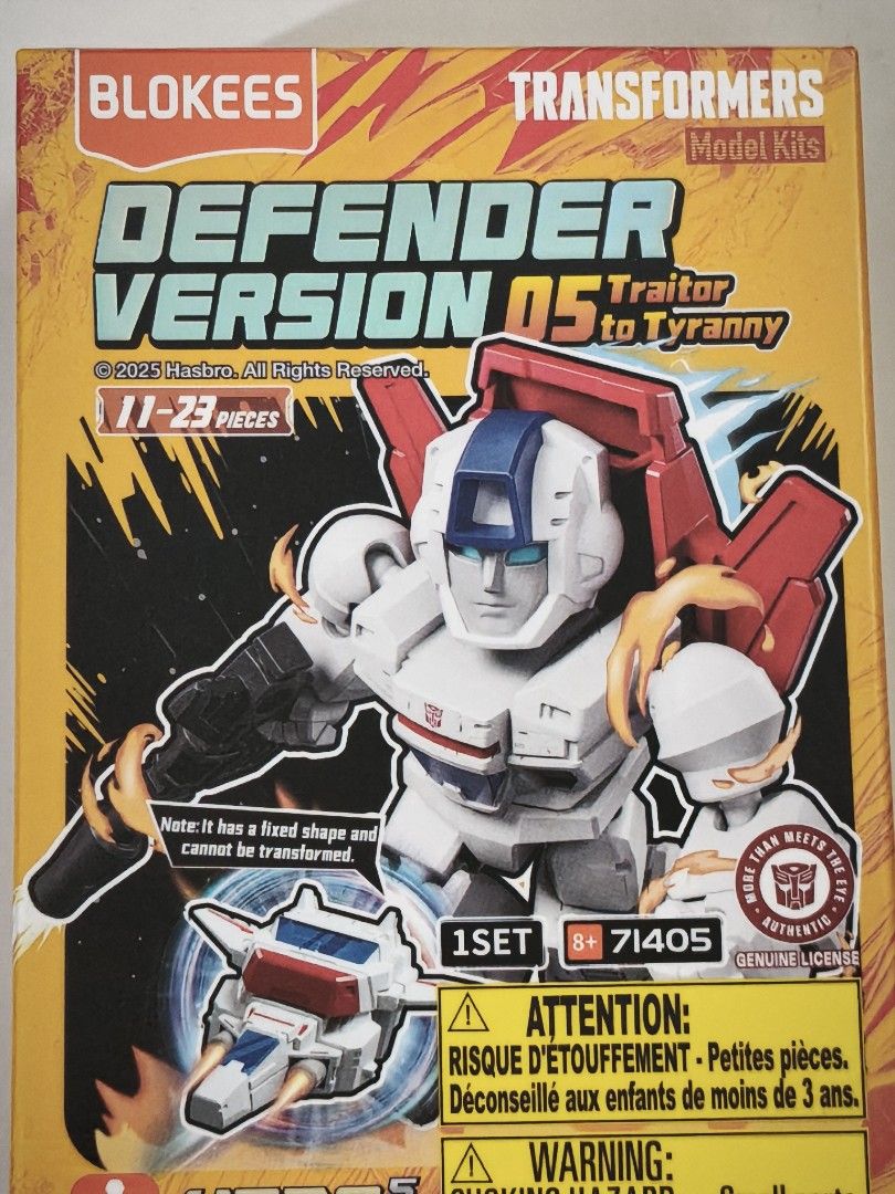 Blokees - Defender 05 - Onslaught (Category: Action & Battle Toys) located in Quezon City. Submitted by mokski (Listing ID 1439445758, Image 2). Description: Item is still sealed in its original packaging..
